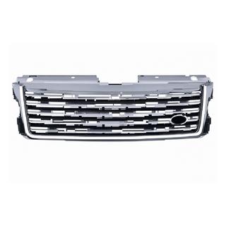 Grila radiator neagra cu lamele argintii (facelift 2013→2023)