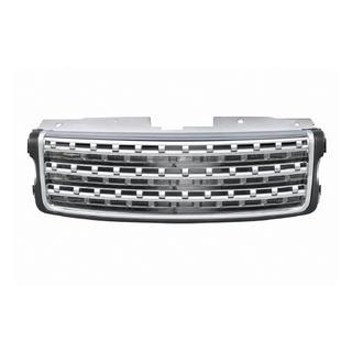 Grila radiator gri cu plasa argintie (2013)
