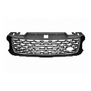 Grila radiator SVR rama neagra / plasa argintie (2014)