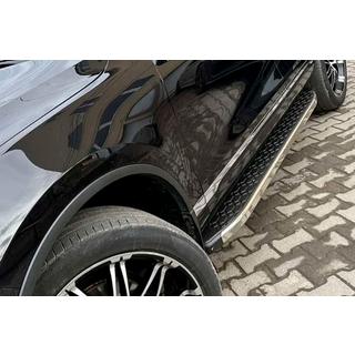 Praguri Laterale BlackLine (2 buc, Aluminiu) Volkswagen Touareg 2010-2018 foto 4
