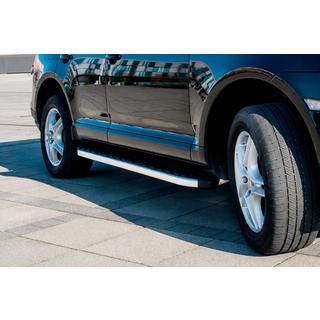 Praguri Laterale BlackLine (2 buc, Aluminiu) Volkswagen Touareg 2010-2018 foto 2