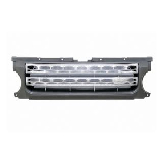 Grila radiator – rama gri / plasa argintie Land Rover Discovery IV 2009-2017