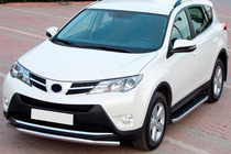 Toyota Rav 4 2013-2018 Praguri Laterale BlackLine (2 buc, Aluminiu) foto 1