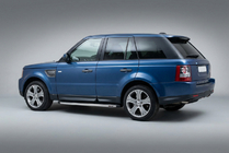 Range Rover Sport 2005-2013 Praguri Laterale BlackLine (2 buc, Aluminiu) foto 1