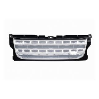 Grila radiator, rama neagra / plasa argintie (2014)