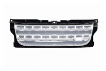 Land Rover Discovery IV 2009-2017 Grila radiator, rama neagra / plasa argintie (2014) foto 1