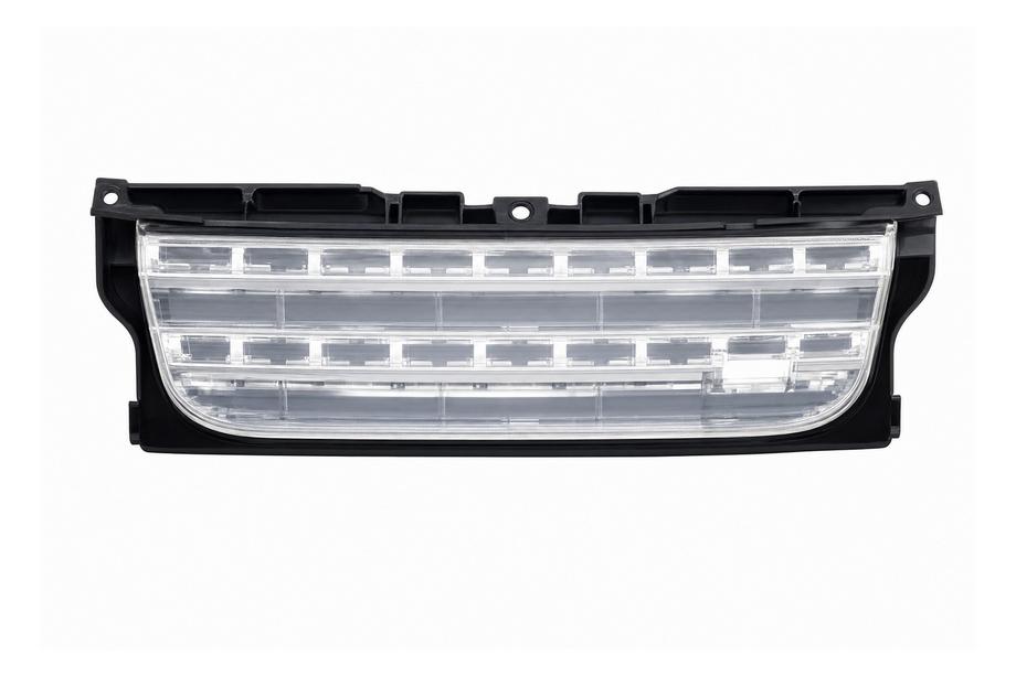 Land Rover Discovery IV 2009-2017 Grila radiator, rama neagra / plasa argintie (2014) Image