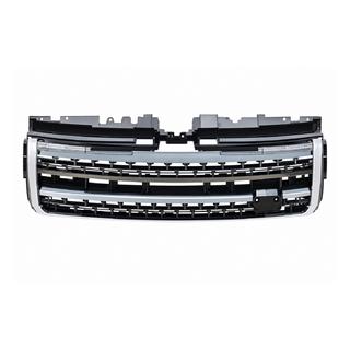 Grila radiator neagra cu insertii argintii (2016)