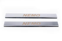 Citroen Nemo 2007-2017 Protectii praguri Carmos V1 (2 buc, Otel Inoxidabil) foto 2