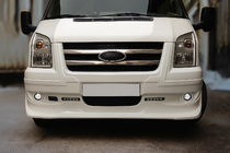 Ford Transit 2000–2014 Ornamente grila cromate (2 buc, inox) OmsaLine - Otel Inoxidabil Italian foto 3