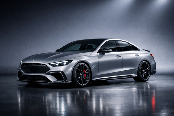 Mercedes-AMG C-Class EV 2027: prototipul rivalului electric BMW M3
