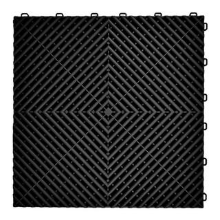 Placa modulara P/P (40x40x1,8 cm, neagra)