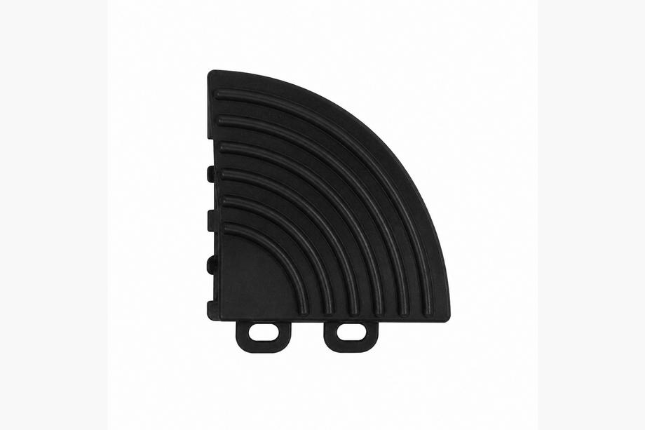 Element de colt pentru placa modulara de grila P/P (6×6×1.8 cm, negru) Image