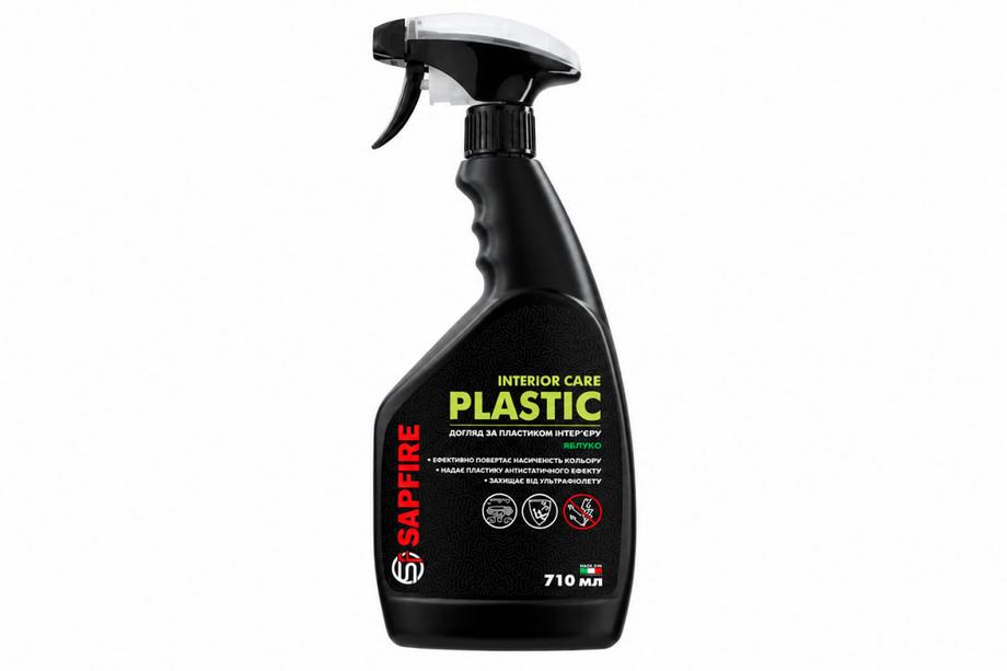 Curatator si polish pentru plastic 710 ml SAPFIRE Plastic Cleaner & Polish – mar SONAX Foto 1
