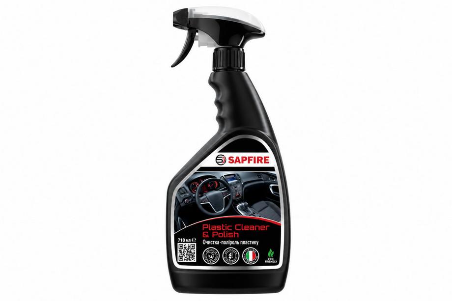 Curatator si polish pentru plastic 710 ml SAPFIRE Plastic Cleaner & Polish – mar SONAX Foto 2