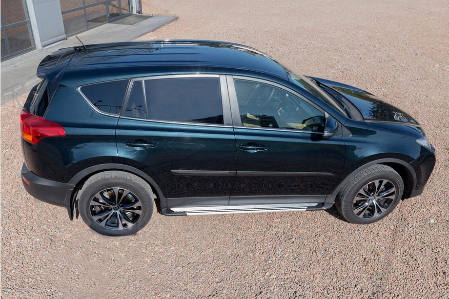 Toyota Rav 4 2013-2018 Praguri laterale OEM V4 Silver (2016-2018, 2 buc., aluminiu) Foto 4