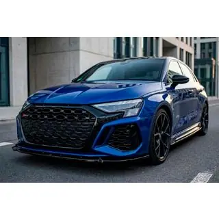Lip spoiler bara fata Lip DPT V2 (pentru RS3, 2020-2024, negru lucios) Audi A3 2020- foto 1