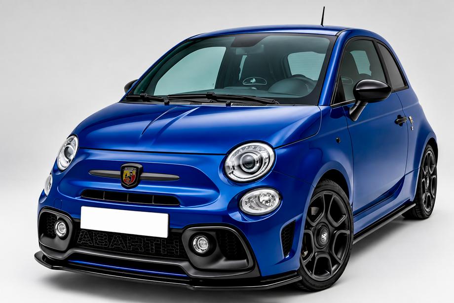 Fiat 500/500L 2013-2022 Lip fata DPT (pentru Abarth, negru lucios) Foto 1
