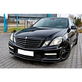 Lip spoiler fata DPT (pentru E63 AMG, 2009-2012, negru lucios) Mercedes E-class W212 2009-2016 foto 1