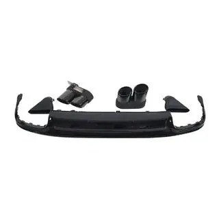 Difuzor spate cu ornamente tobe S-Style Black (pentru S / S-Line)