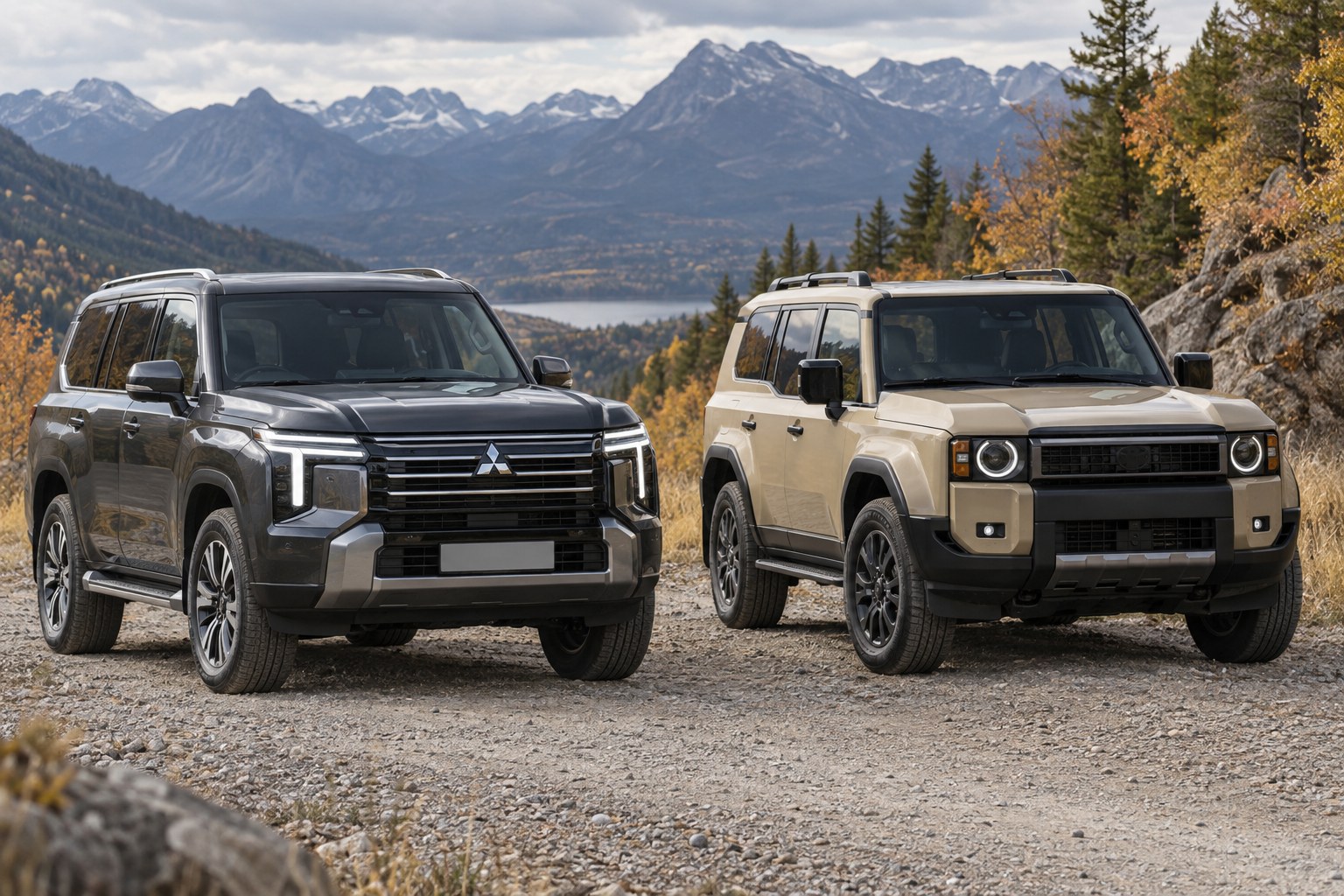 Mitsubishi Pajero 2027 vs Toyota Land Cruiser Prado 250: ce SUV cu sasiu pe cadru sa alegi