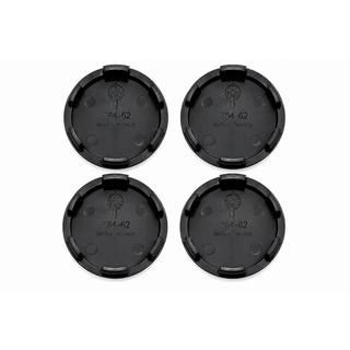 Capace centrale janta negre (64x62 mm, set 4 buc) foto 2