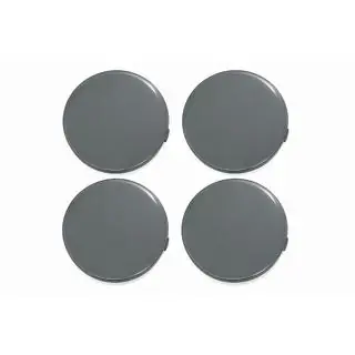 Capace centrale gri pentru jante (64x62 mm, 4 buc.) foto 1