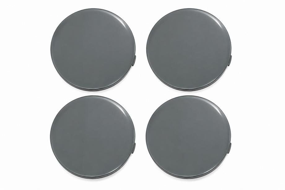 Capace centrale gri pentru jante (64x62 mm, 4 buc.) Image