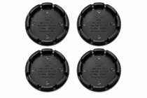 Capace centrale negre pentru jante (56×52 mm, set de 4) foto 2
