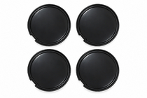 Capace centrale negre pentru jante (56×52 mm, set de 4) foto 1