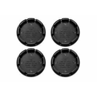 Capace centrale negre pentru jante (56×52 mm, set de 4) foto 2