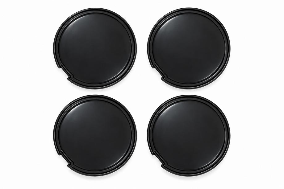 Capace centrale negre pentru jante (56×52 mm, set de 4) Image