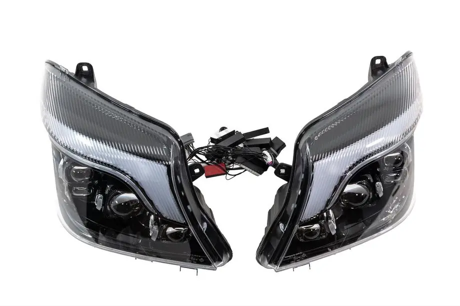 Mercedes Sprinter W906 2006–2018 Faruri fata XENON to LED (2013-2018, 2 buc) Foto 3