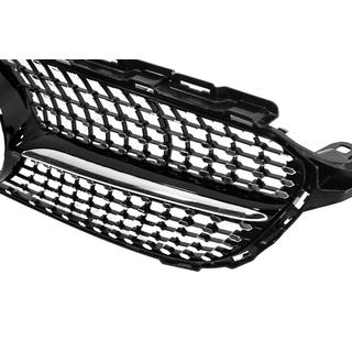 Grila fata Diamond Black (pentru Avantgarde/AMG-Line/C43 AMG) foto 4