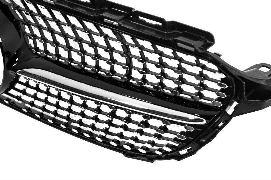 Mercedes C-class W205 2014-2021 Grila fata Diamond Black (pentru Avantgarde/AMG-Line/C43 AMG) Foto 4