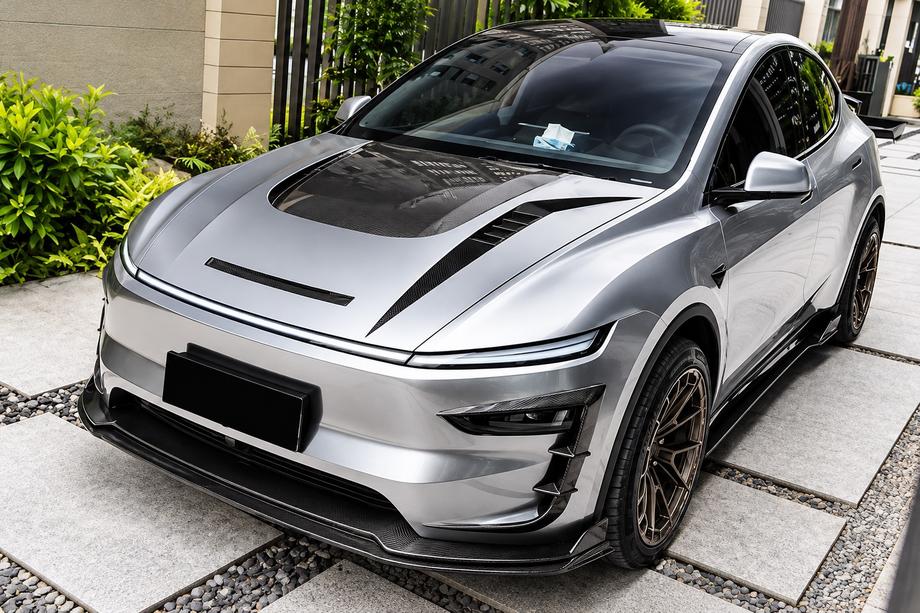 Tesla Model Y 2020- Set kit caroserie Carbon Aerokit (pentru 2025+) Foto 1