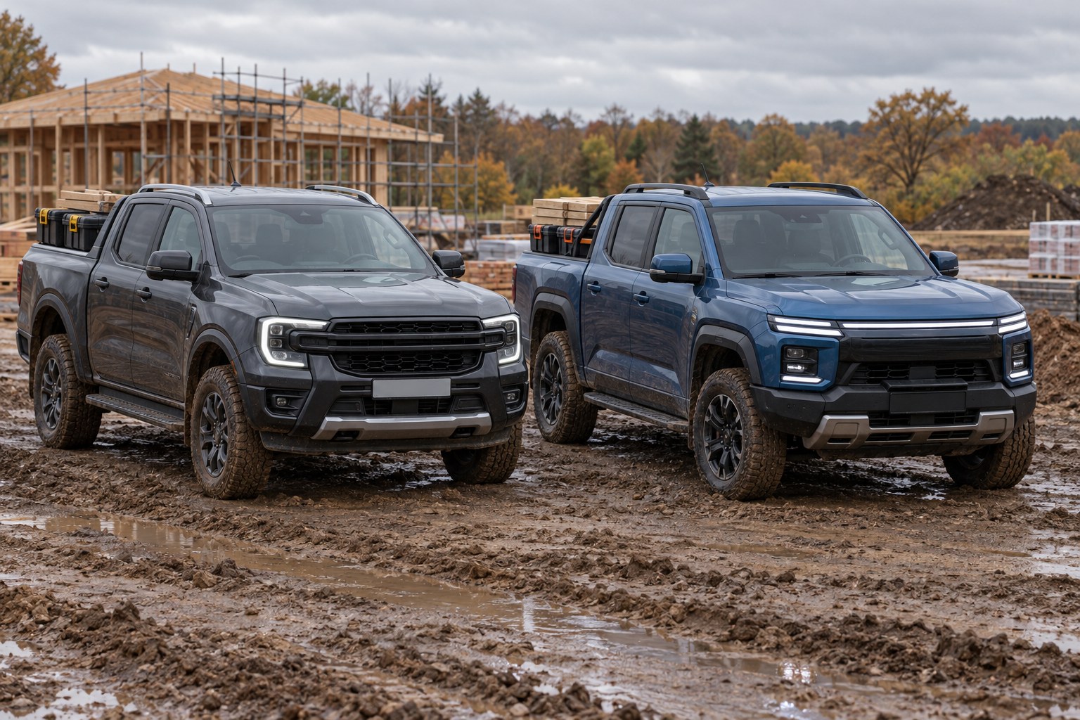 Ford Ranger sau BYD Shark: pick-up diesel vs hibrid plug-in pentru munca