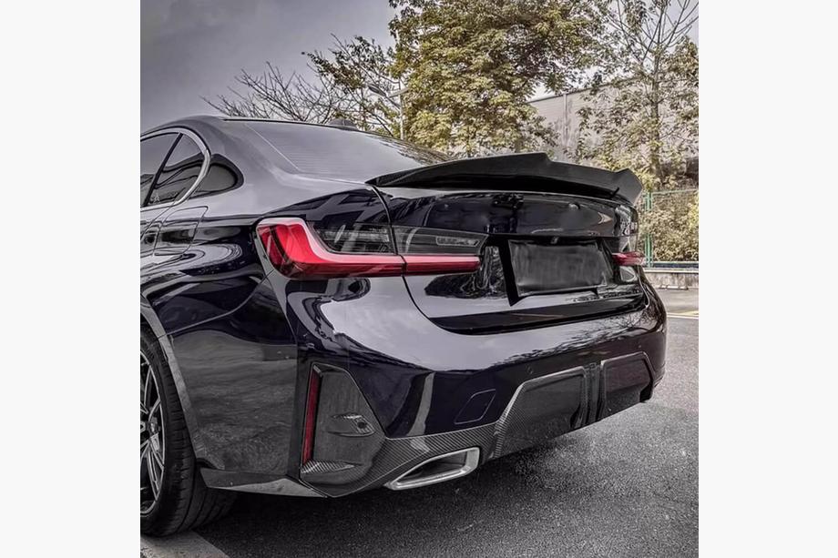 BMW 3 Series G20/G21 2018- Difuzor bara spate (pentru G20 2022+, carbon) Foto 1