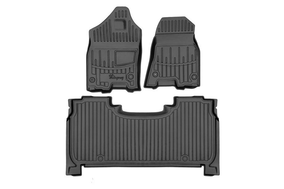 Dodge RAM (DS/DJ/D2) 2009–2024 Covorase auto din cauciuc Stingray 3D (2018-2024, Crew Cab, 3 buc) Foto 1