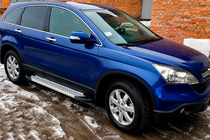Honda CRV 2007-2011 Praguri Laterale Allmond Grey (2 buc, Aluminiu) foto 1