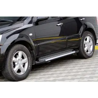 Praguri Laterale Allmond Grey (2 buc, Aluminiu)