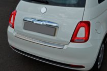 Fiat 500/500L 2013-2022 Protectie bara spate 3D/Cabrio (OmsaLine, inox) foto 1