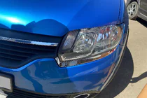 Renault Logan II 2013-2022 Capace Faruri 2013-2018 (2 buc, Otel Inoxidabil) foto 2