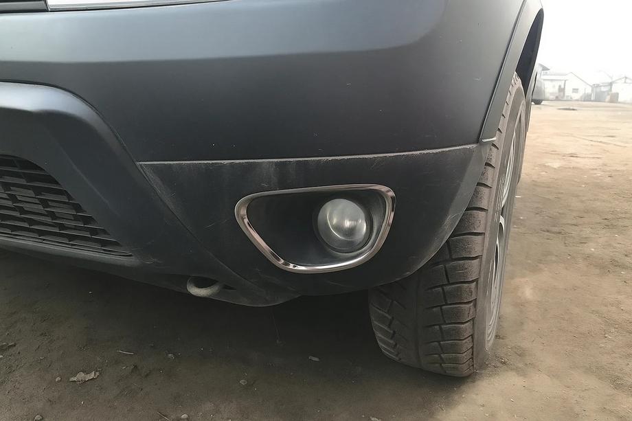 Dacia Duster 2008-2018 Capace proiectoare ceata 2010-2013 (2 buc, inox) Image
