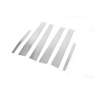 Capace stalpi cromate (6 buc, inox) Kia Sorento I BL 2002-2009 foto 3