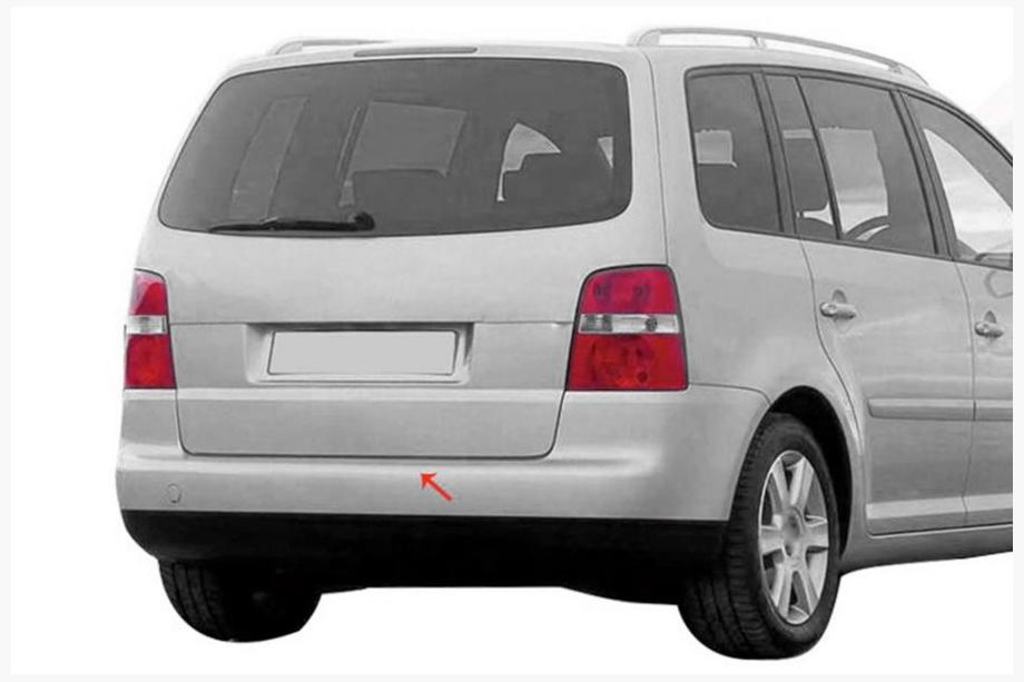Volkswagen Touran 2003-2010 Protectie bara spate OmsaLine (inox) Foto 3