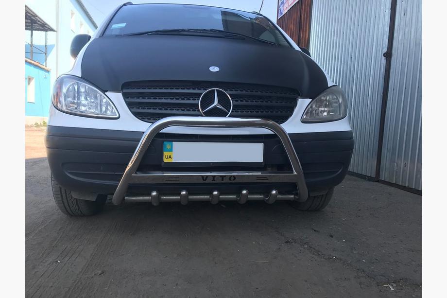 Mercedes Vito W639 2004-2014 Bullbar 60mm Otel Inoxidabil fara inscriptie, 2010-2015, 60mm Foto 2