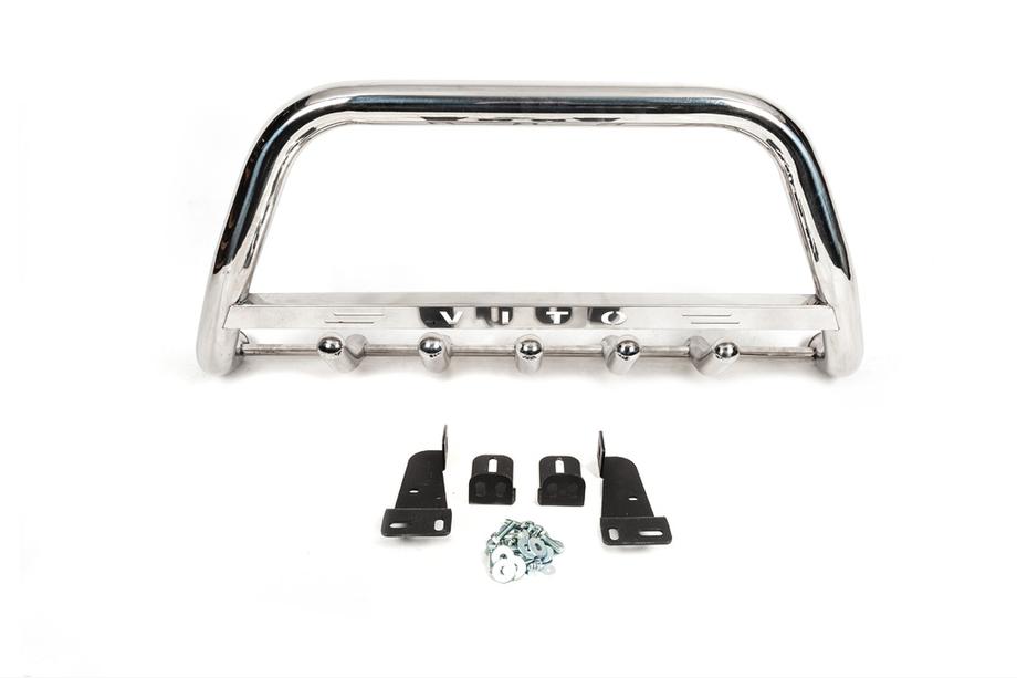 Mercedes Vito W639 2004-2014 Bullbar 60mm Otel Inoxidabil fara inscriptie, 2010-2015, 60mm Foto 4