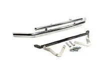 Volkswagen Caddy 2010-2015 Bullbar fata dublu 60/42 mm (inox) foto 4
