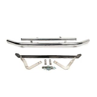Protectie frontala dublu tub 60/48mm inox foto 2